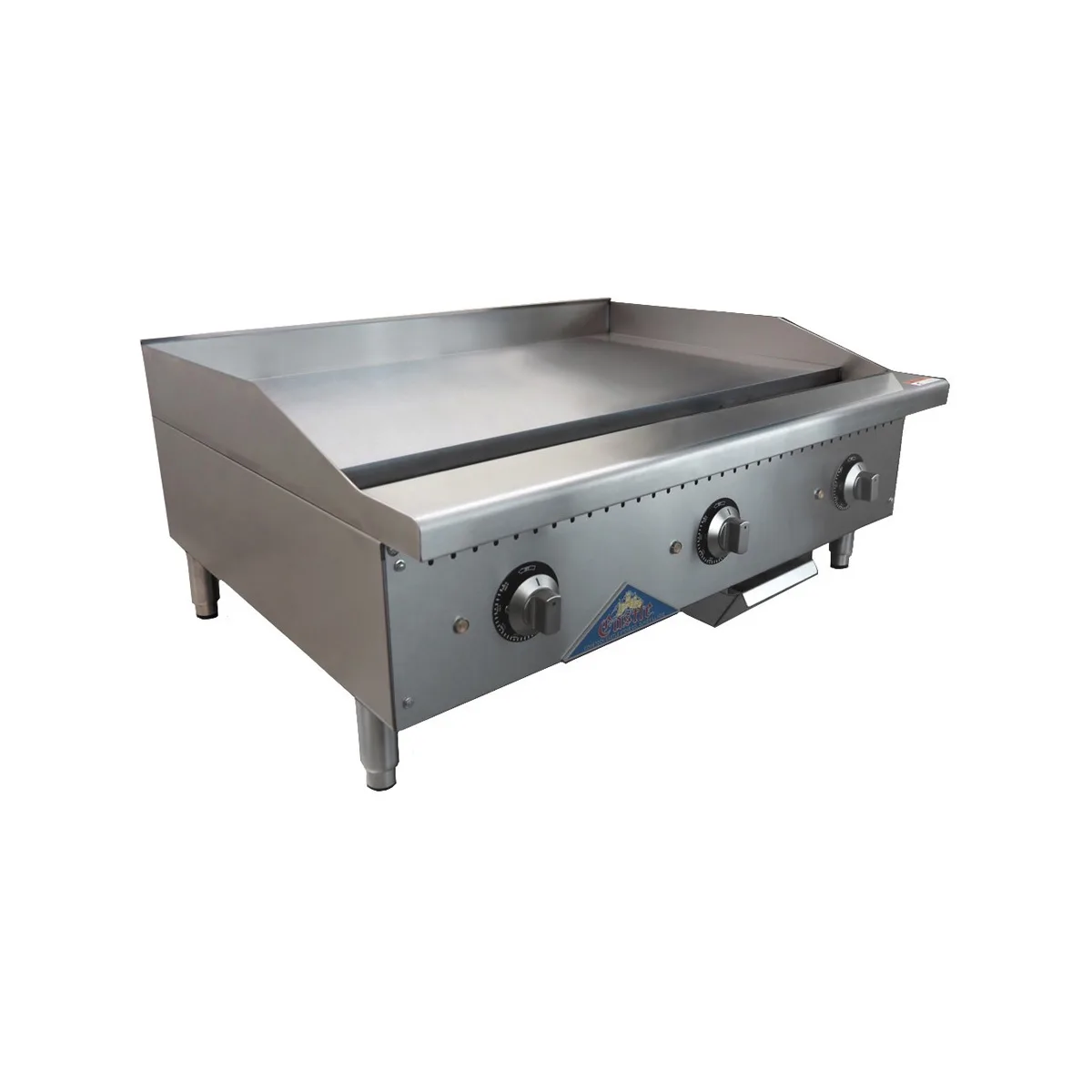 Comstock-Castle CS-36EG-C 36" Countertop Electric Griddle with 36” x 20.7” Surface, Chrome Coated Plate