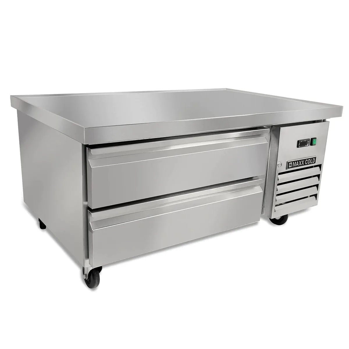 Maxx Cold MXCB48HC 50" X-Series Refrigerated Chef Base w/ 2 Drawers, 6.5 cu. ft.