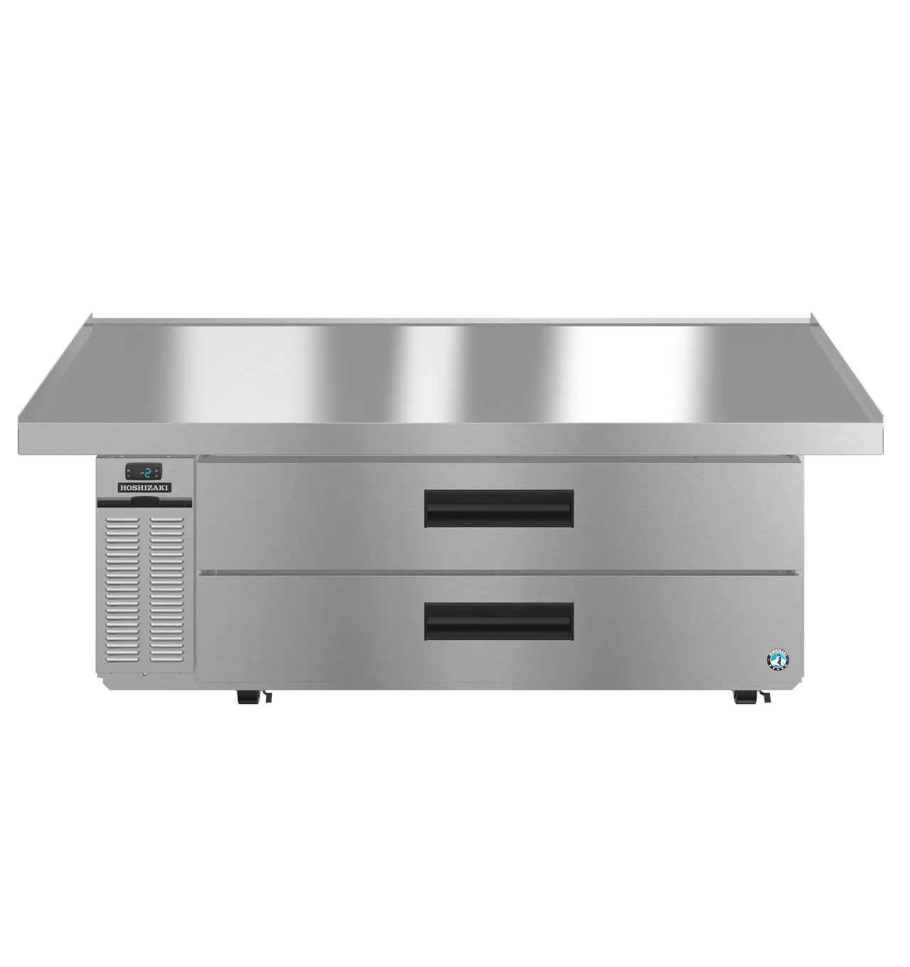Hoshizaki CF72B-L 72" 2 Drawers Freezer Chef Base, Marine Edge, 12.82 cu. ft., Stainless Steel, R290