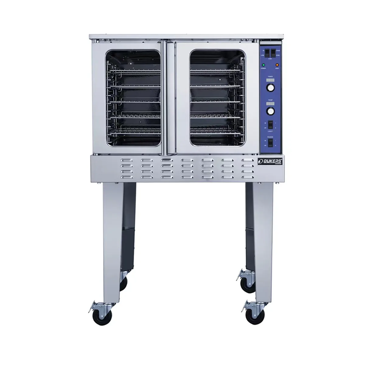 Dukers Appliance Co DCCOG1 Single Deck Gas Convection Oven w/ Digital Controls, 54.000 BTU