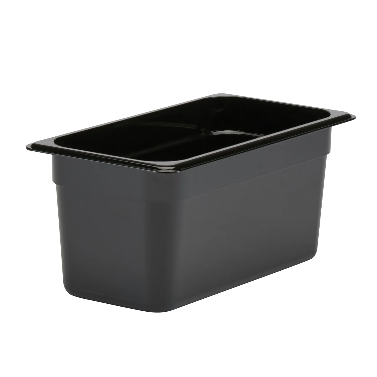 Cambro 36CW110 Food Pan – 5.6 Qt, 6" Deep, 1/3 Size, Polycarbonate Black, NSF