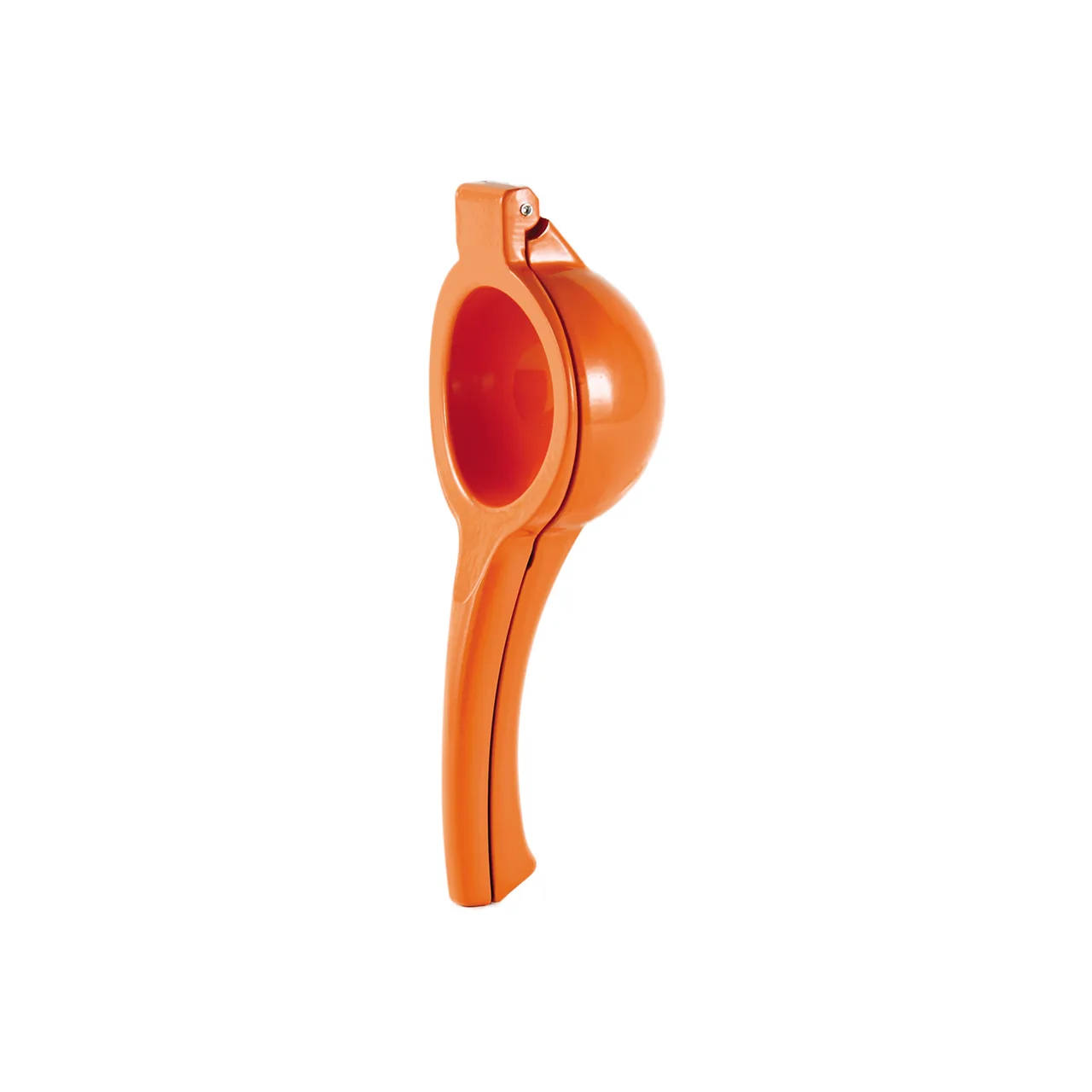 CAC China KULS-3OR Orange Citrus Squeezer, 3-1/2" Diameter, Aluminum Hand Tool for Kitchen