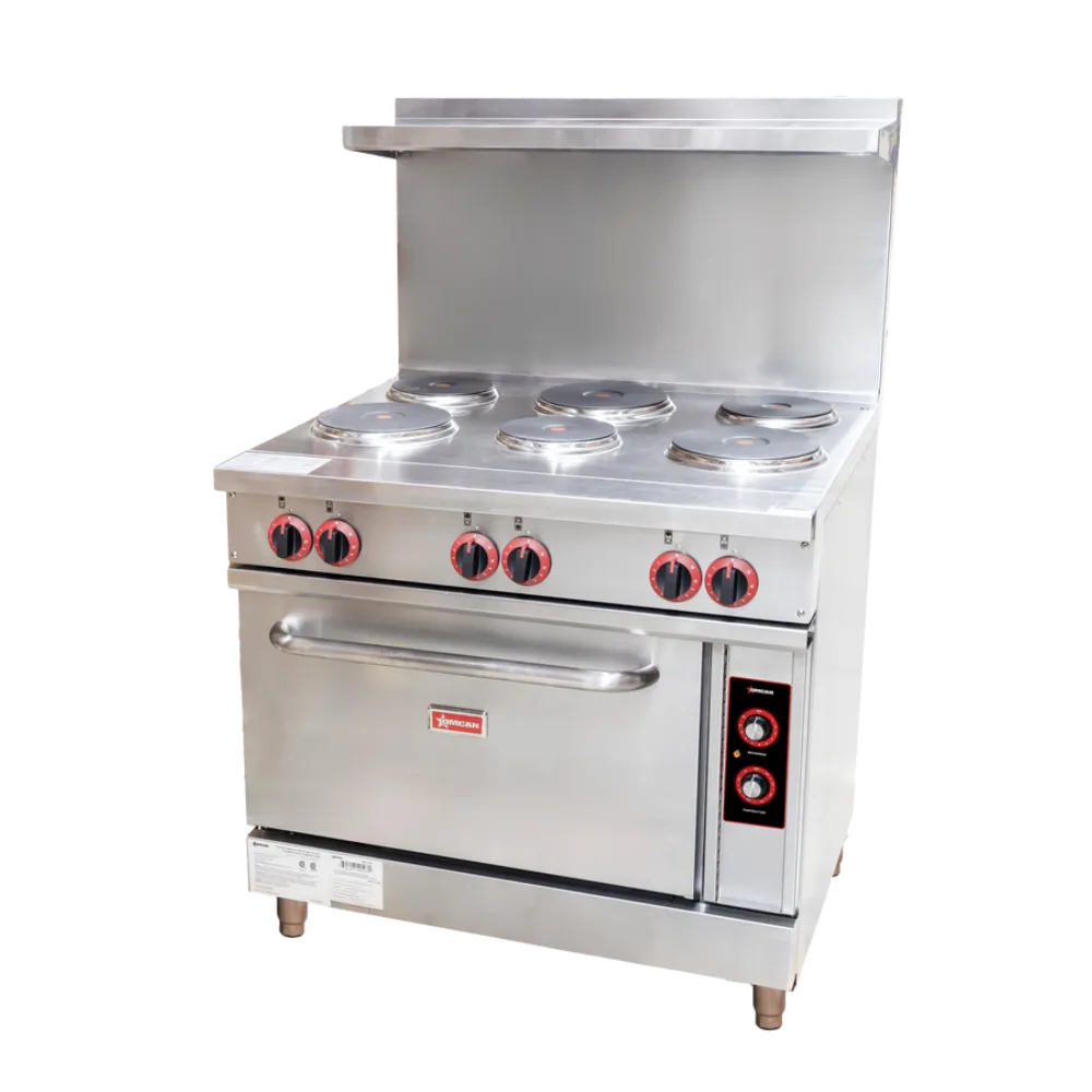 Omcan USA 48528 (Ce-Cn-0036-Et-1) Commercial Range, Electric, 36"W