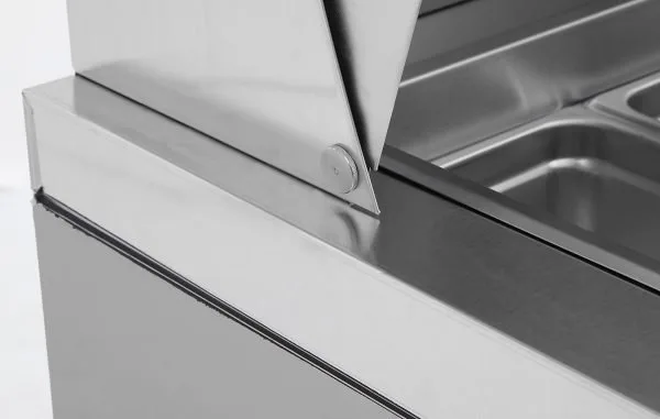 Atosa USA MSF8303GR 60" Two Section Sandwich / Salad Prep Table, 17.2 cu. ft.
