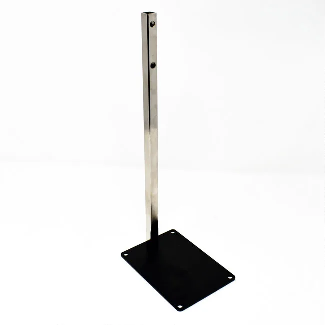 Omcan USA 13682 Counter Stand for TM80 Ticket Dispenser, Sturdy Steel Build, Matte Black