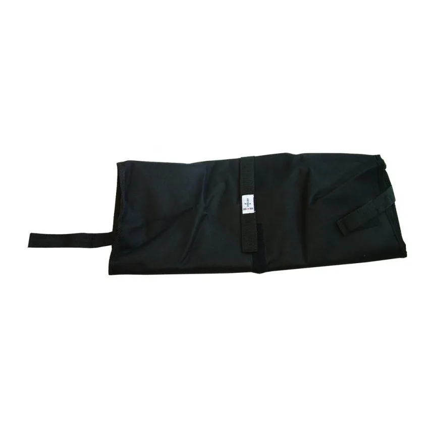 Omcan USA 12912 Soft Roll Knife Bag, Nylon Construction, Black Color, Protective Carry Case