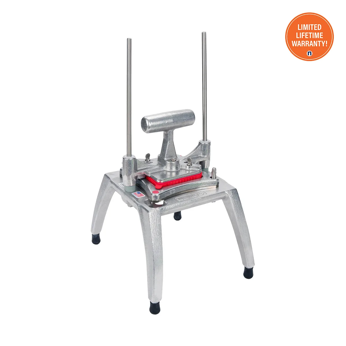 Nemco 57500-1 Easy Chopper 3™ Manual 1/4" Square Dicer, 9.75" Wide, Base, Color‑Coded Blades, 6" Containers