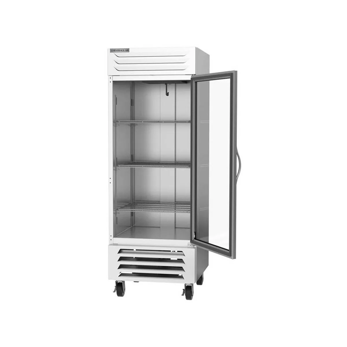 Beverage Air FB27HC-1G 30" 1-Section Reach-In Freezer w/ 1 Glass Door, Bottom Mount, 25.97 cu. ft., Stainless Steel Front