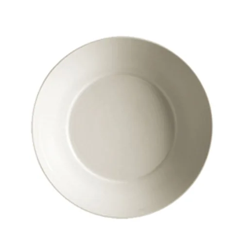 CACChina R-SP21 REC Plate, 11-1/2" Dia x 2" H, Bone Ceramic, Dishwasher/Oven/Microwave Safe - Dozen