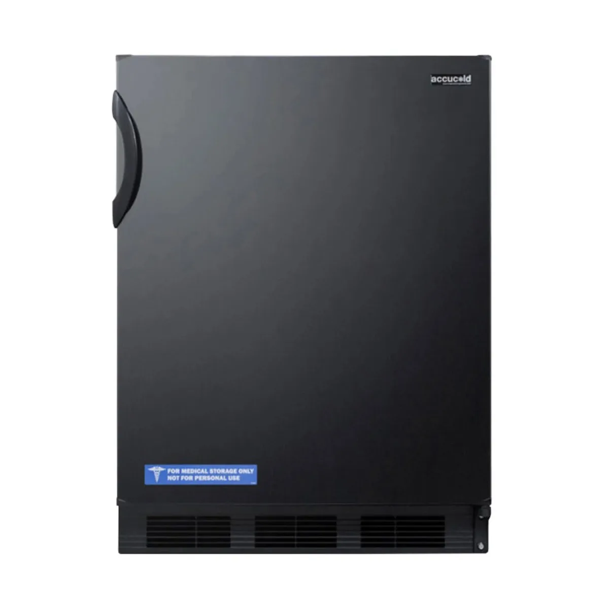 Summit FF7BK 24" Freestanding Undercounter Refrigerator in Black, 5.5 cu. ft.