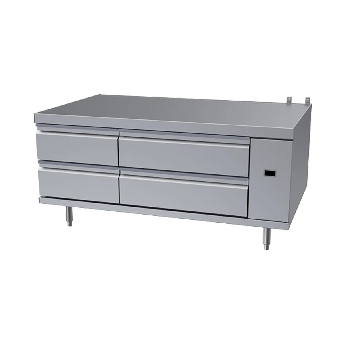 Garland US Range UN17R54 54" 4 Drawers Polar Cuisine Refrigerated Chef Base, Remote