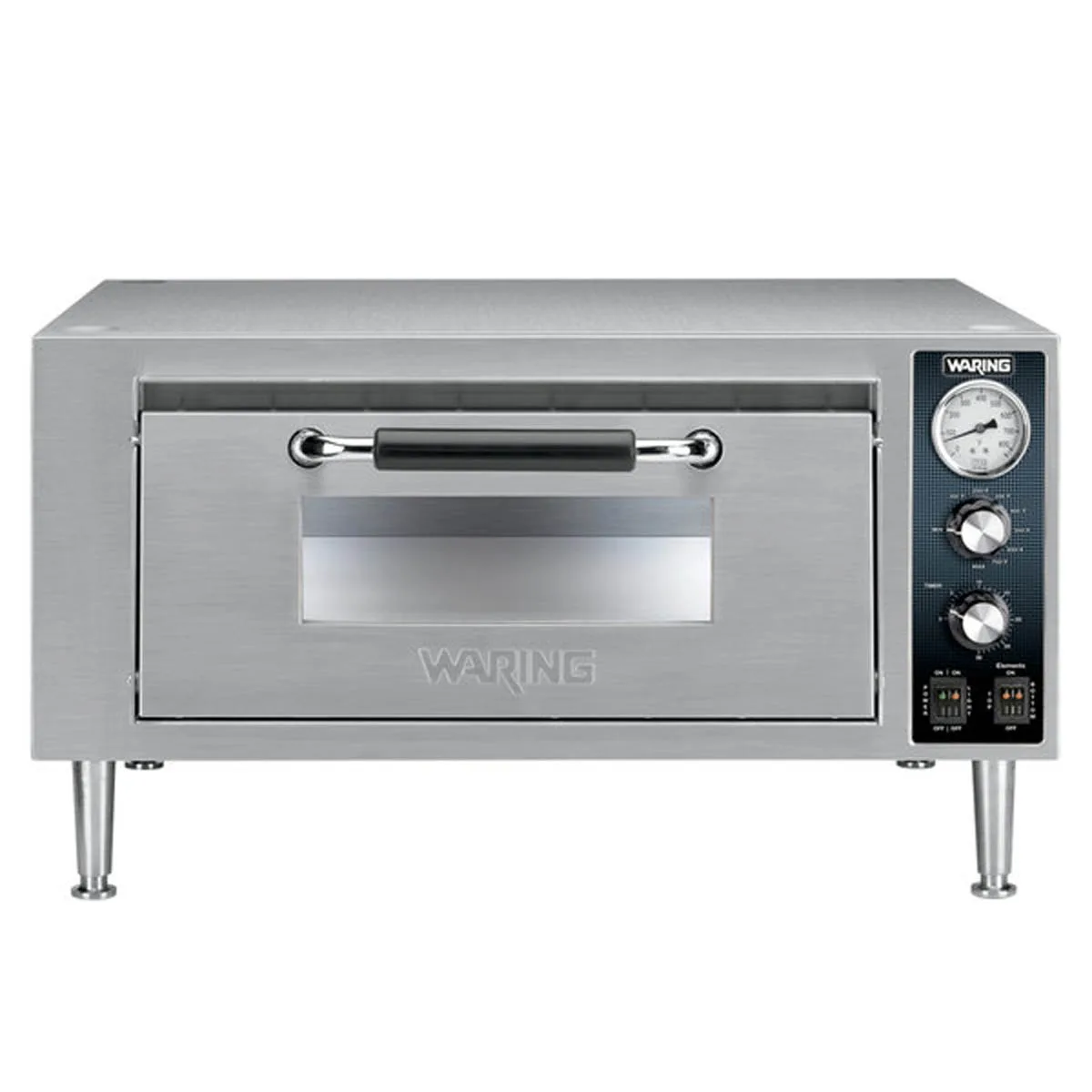 Waring WPO500 34" Electric Countertop Pizza Bake Oven w/ Single Deck, Thermostatic Controls