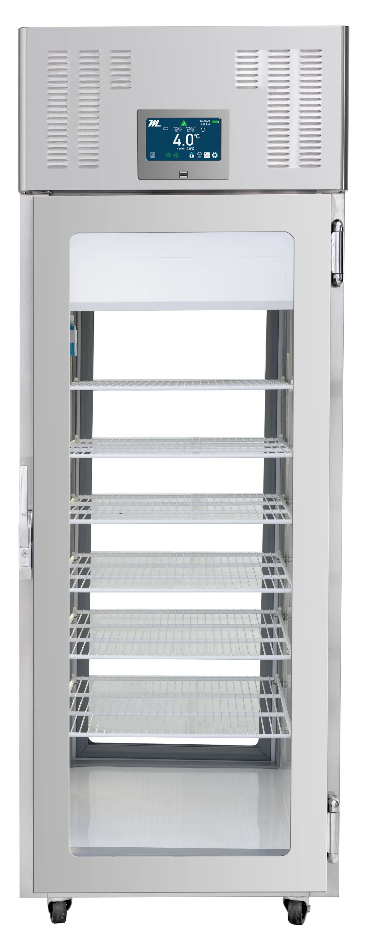 Migali EVOX-1PT-LB 27" Glass Door Medical Refrigerator 21.8 Cu Ft Auto‑Defrost LCD R‑134a 115V ADA