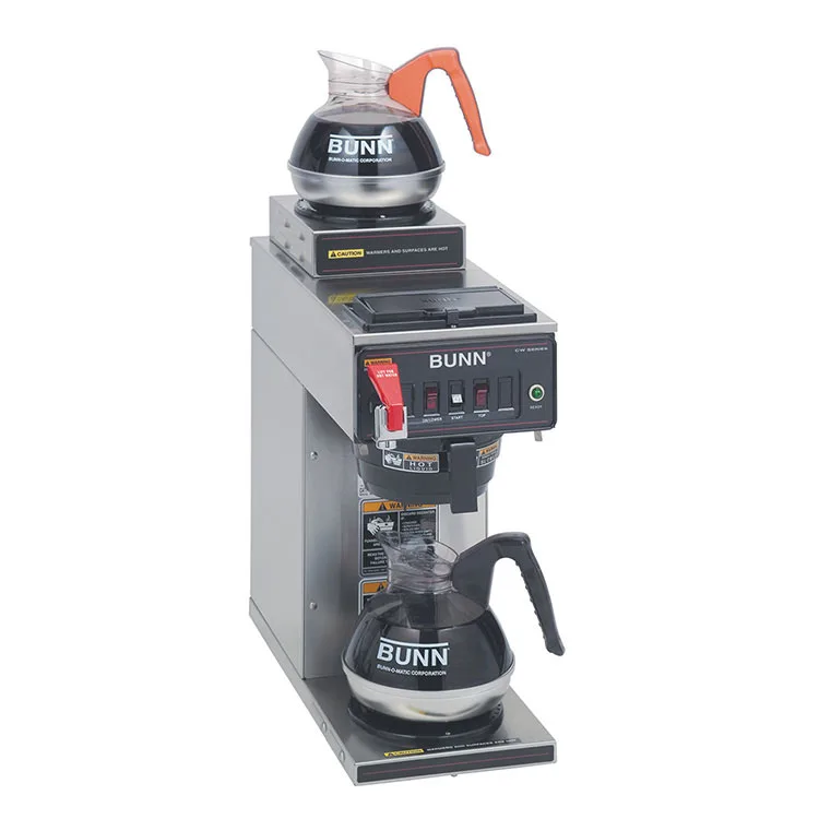 BUNN 12950.0211 Automatic Fill Coffee Brewer for Decanters With Hot Water Faucet, Plastic / Single