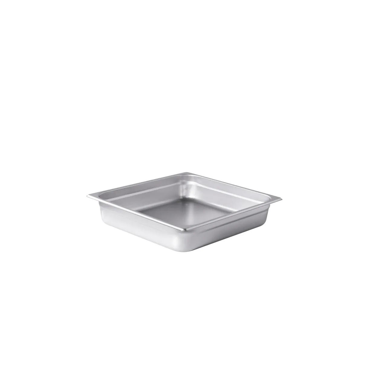 CAC China STP2T-25-2 Stainless Steel Steam Table Pan, 2/3, 2-1/2" Deep, Anti‑Jam, Stacking Lug, NSF