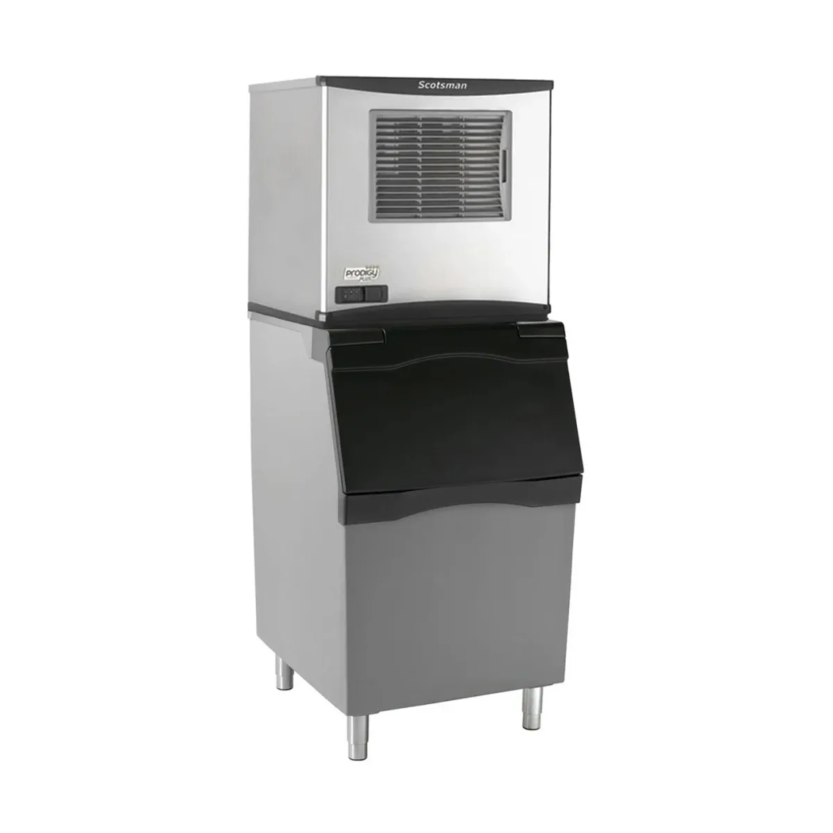 Scotsman FS0822AX-1/B530P/KBT27 Air Cooled Flake 800 lb Ice Machine with Bin, 536 lb Plastic
