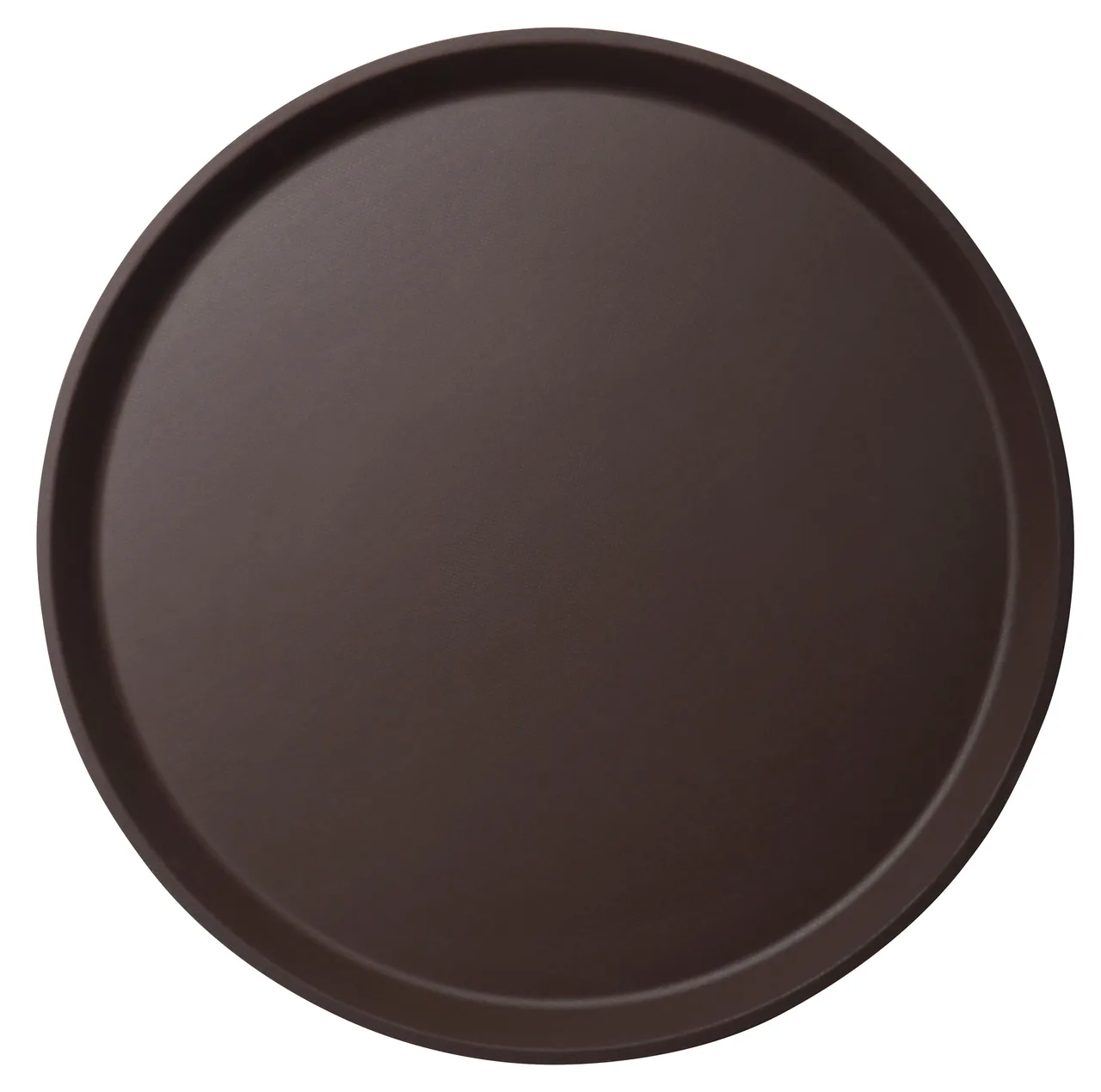 Cambro 900CT138 - Round 9" Fiberglass Serving Tray, Tan Non‑Skid Surface, Dishwasher‑Safe, NSF Certified, Made in USA