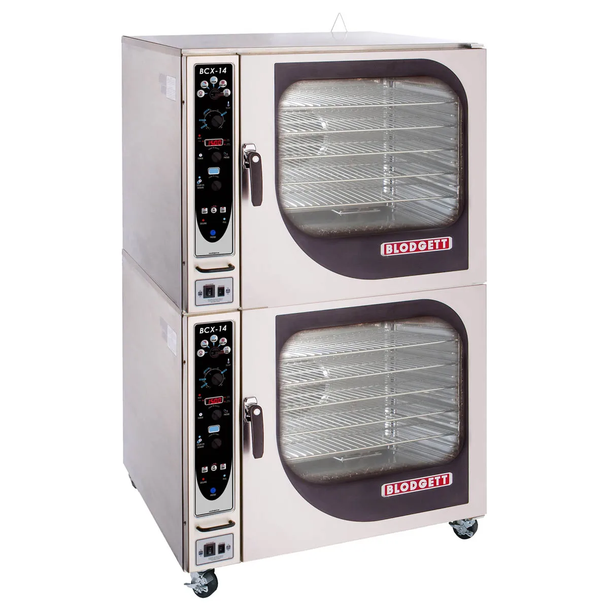 Blodgett BCX-14G DBL Full Size Double Stacked 14 Pan Gas Combi Oven w/ Manual Controls, 230.000 BTU