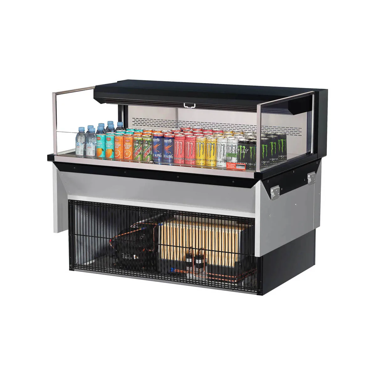 Turbo Air TOM-48L-UF-W(B)-1SI-N 48" Drop In Open Refrigerated Deli Display Case