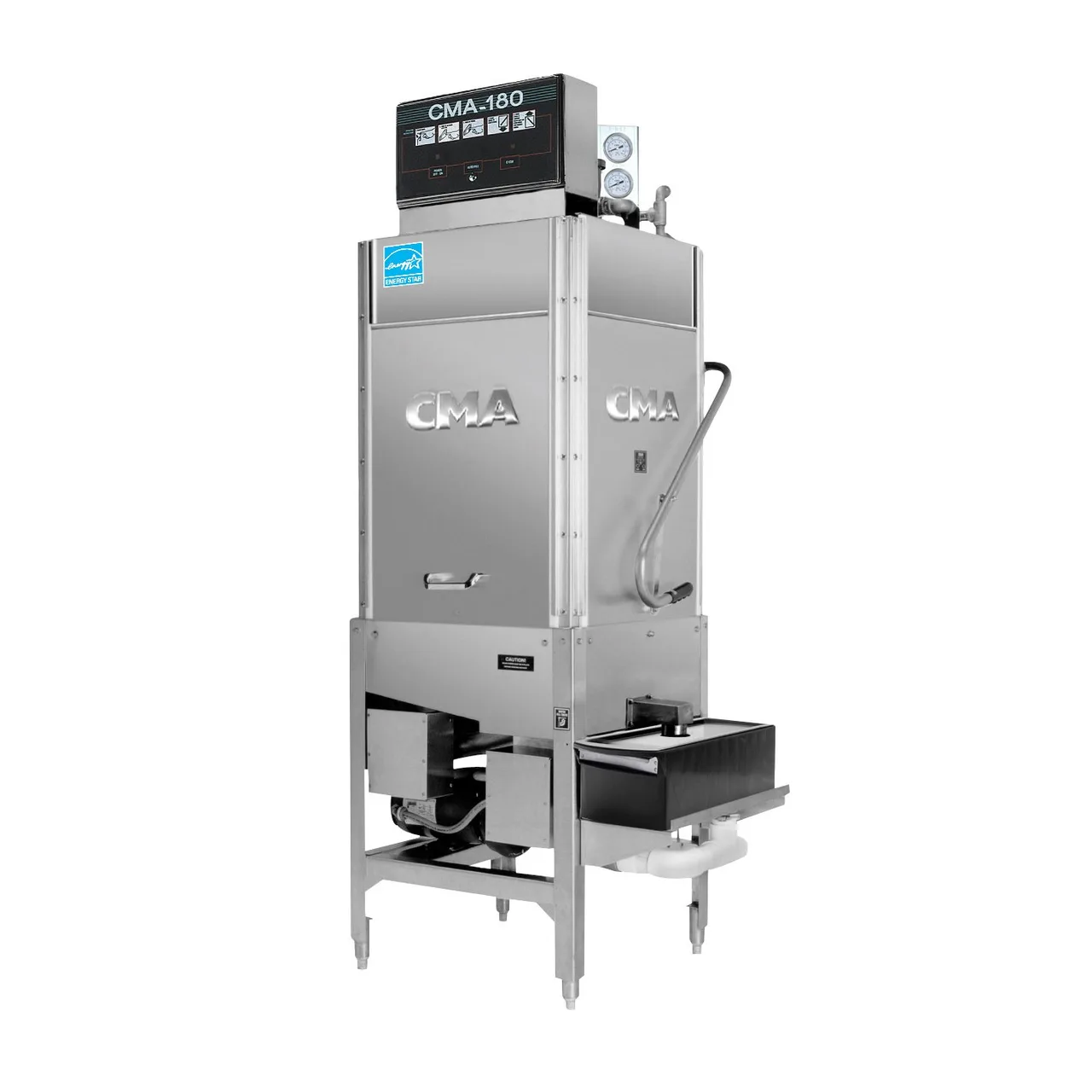 CMA Dishmachines CMA-180-TS Single Rack Pot/Pan & Utensil Washer, High Temp - 60 Racks/Hr - 1hp