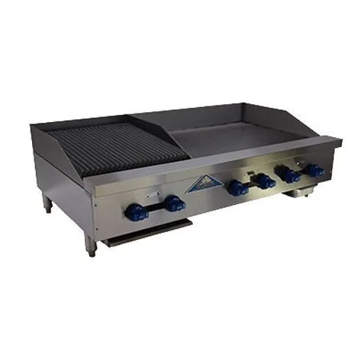Comstock-Castle FHP60-30-2.5LB 60" Countertop Gas Griddle/Charbroiler Combination, 152.000 BTU
