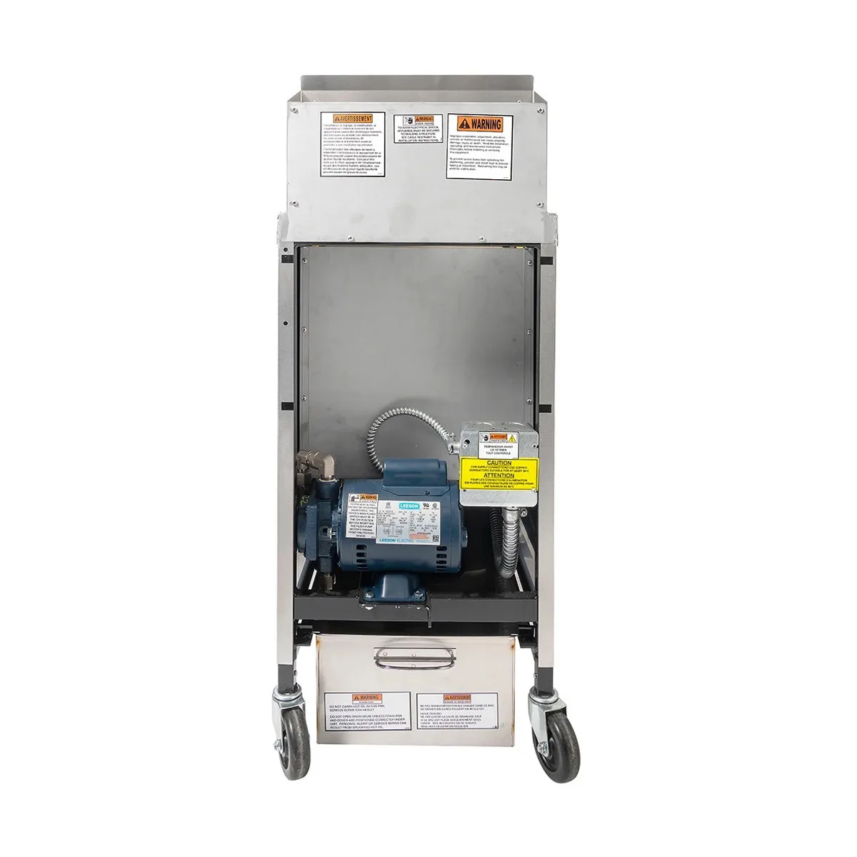 Henny Penny OFG321.01 17" Full Pot Floor Model Gas Fryer, Natural Gas, 65 lbs, 85.000 BTU