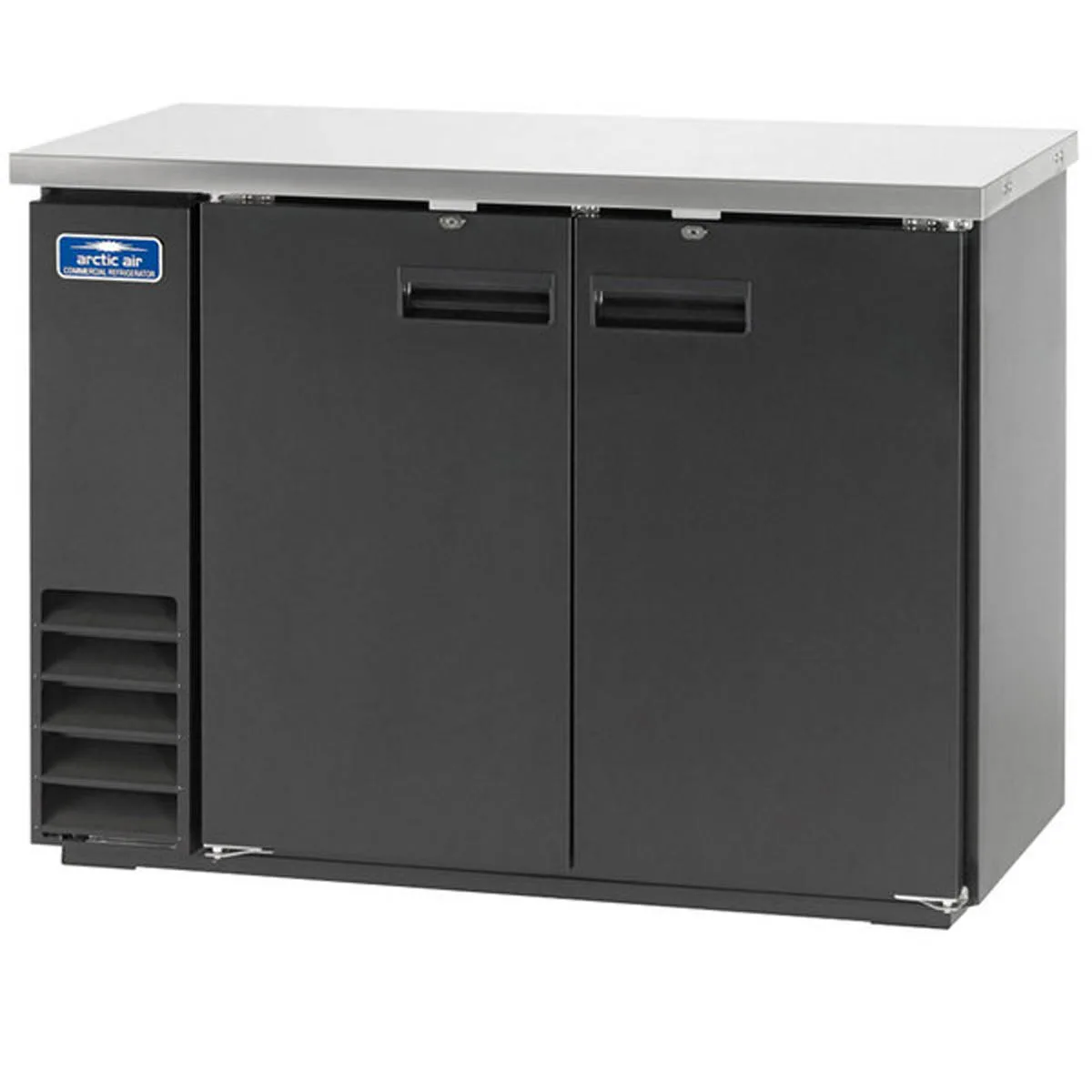 Arctic Air ABB48 49" 2 Solid Swinging Door Back Bar Cooler, 12.5 cu. ft.