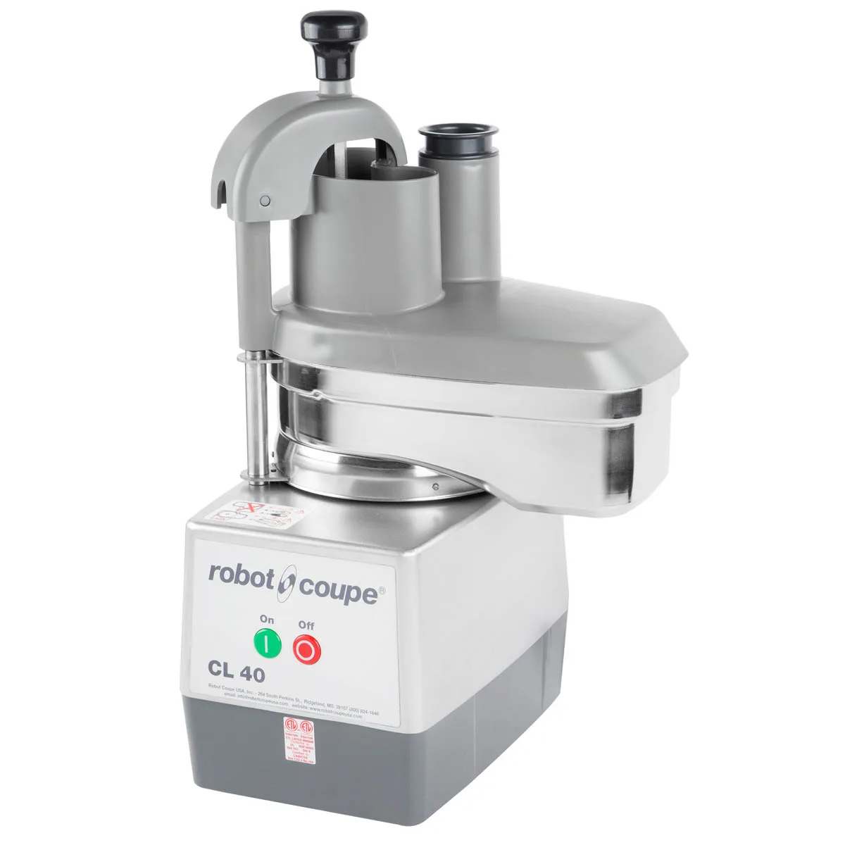 Robot Coupe CL40 Continuous Feed Commercial Food Processor, Vegetable Cutter, 1 hp