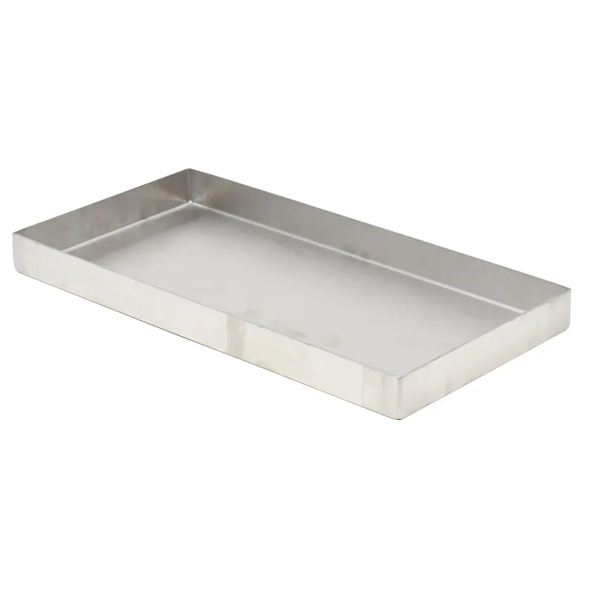 Omcan USA 43128 Stainless Steel Food Pan, 6" x 12" x 1" Size, 1" Depth, Heavy‑Duty Kitchen Storage