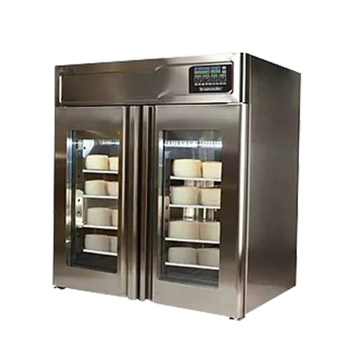 Omcan USA 45517 43" Affinacheese® Countertop Cheese Drying Cabinet, Two Doors, Stainless Steel, 132 lbs/60 kg