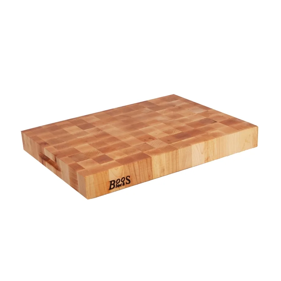 John Boos CCB3024 - 30" W x 24" D x 4" Thick End Grain Cutting Board, Hard Rock Maple, Oil