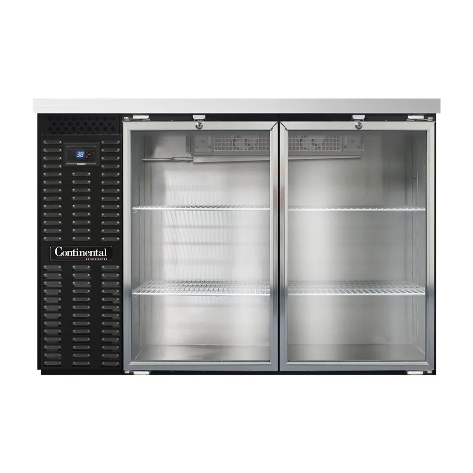 Continental Refrigerator BB50SNGD 50" Back Bar Cooler with Glass Door, 13.0 cu. ft.