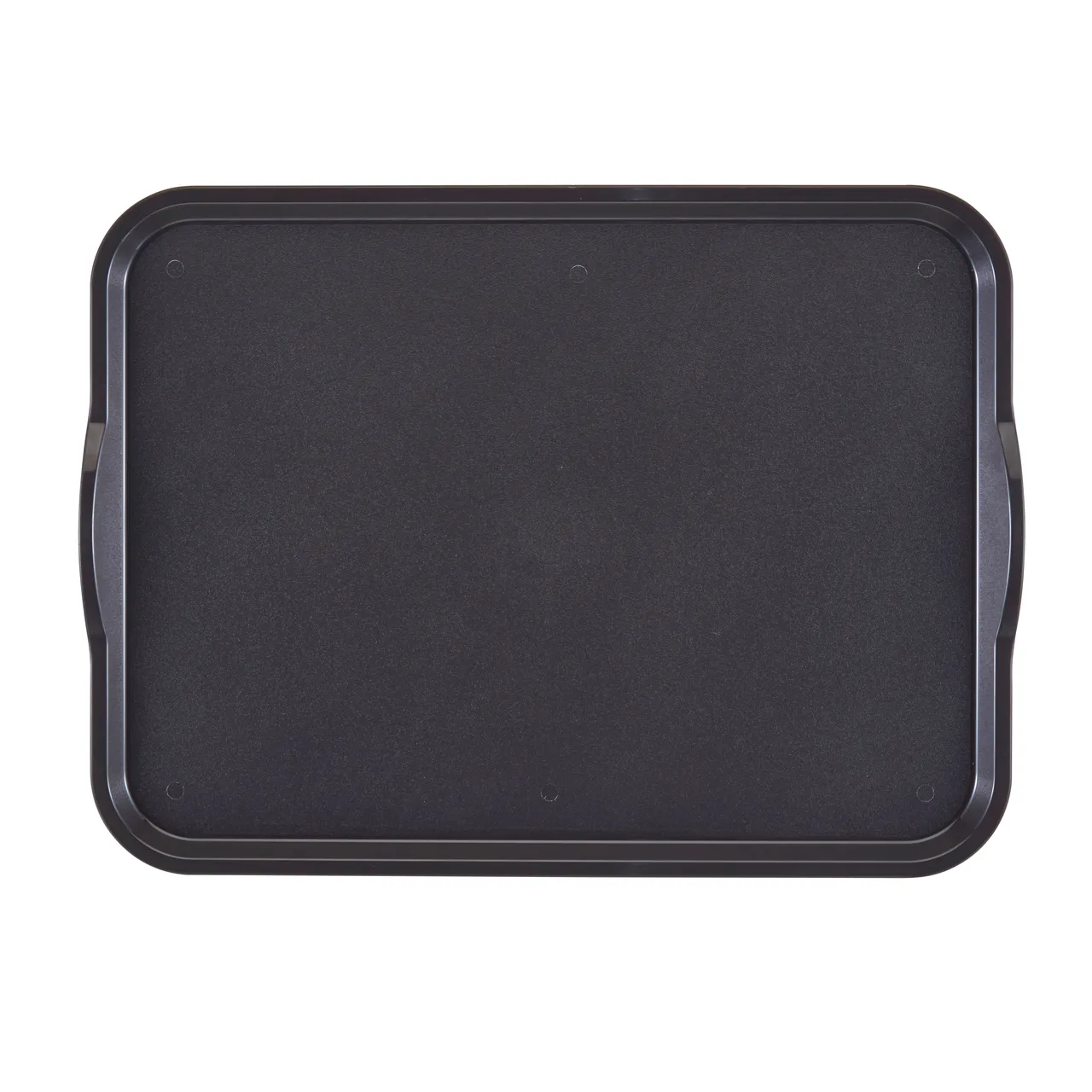 Cambro 1520CWNSH485 Red 15" x 20" Poly Tray, Handles, NSF, Smoked Metal, Dishwasher Safe, USA Made