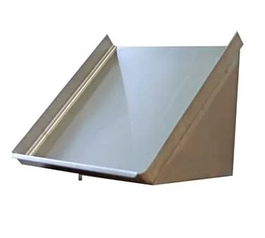 Serv-Ware SR42-CWP 42" Stainless Steel Wall Mounted Slanted Rack Shelf