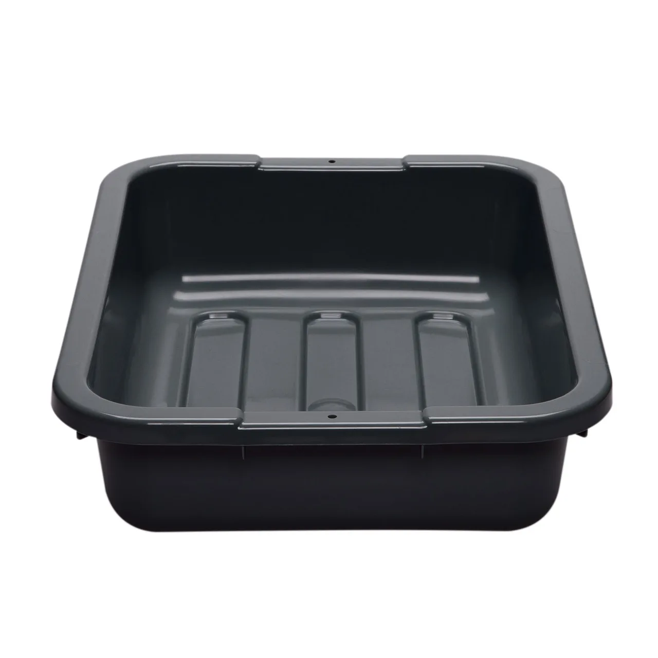 Cambro 1520CBP110 Cambox® 1-Compartment Bus Box, 15-5/16"L x 19-15/16"W x 4-15/16"H, Hi-Gloss Plastic, Black