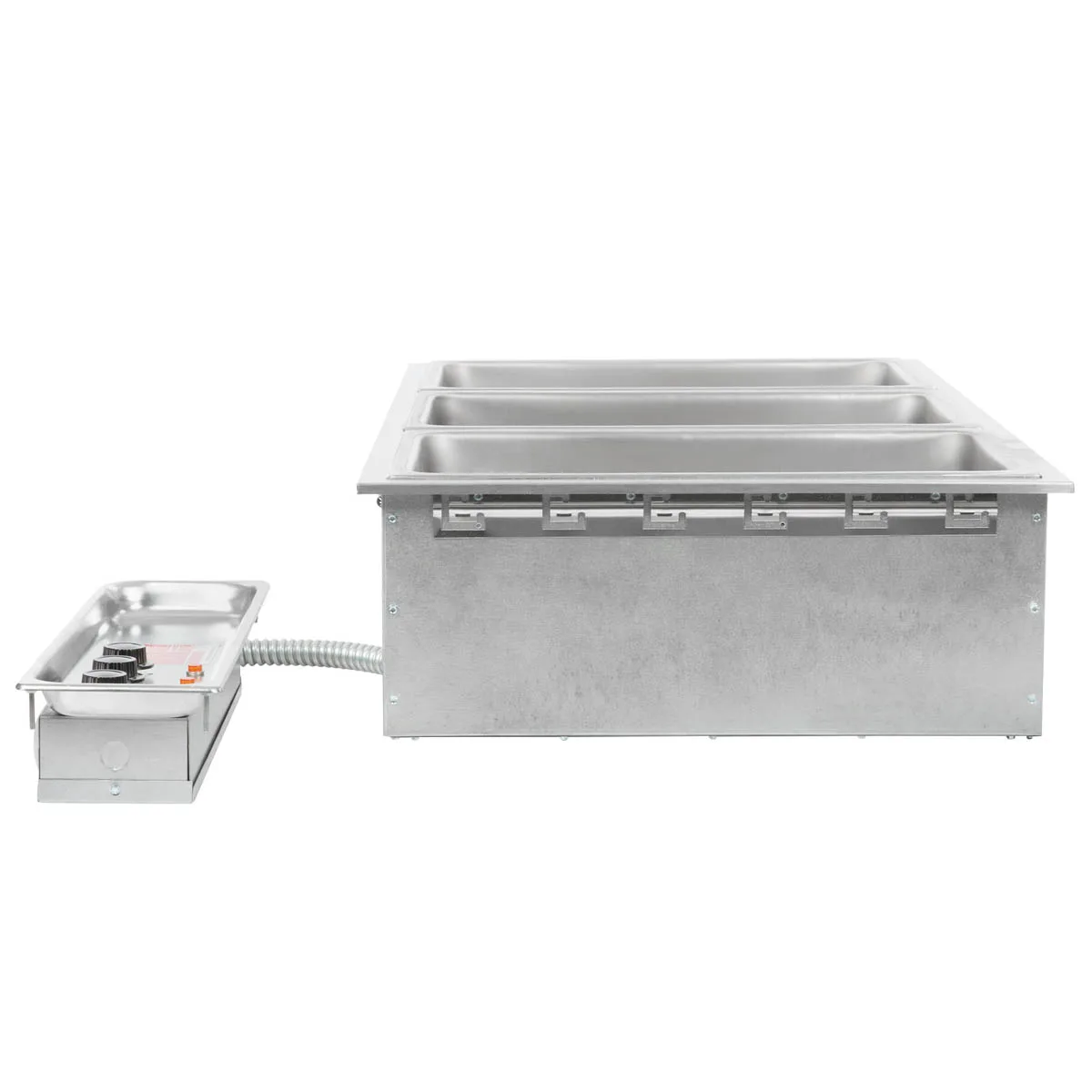 APW Wyott HFW-3S Hot Food Well Unit, Drop-In, Electric, (3) 12" X 20" Wells