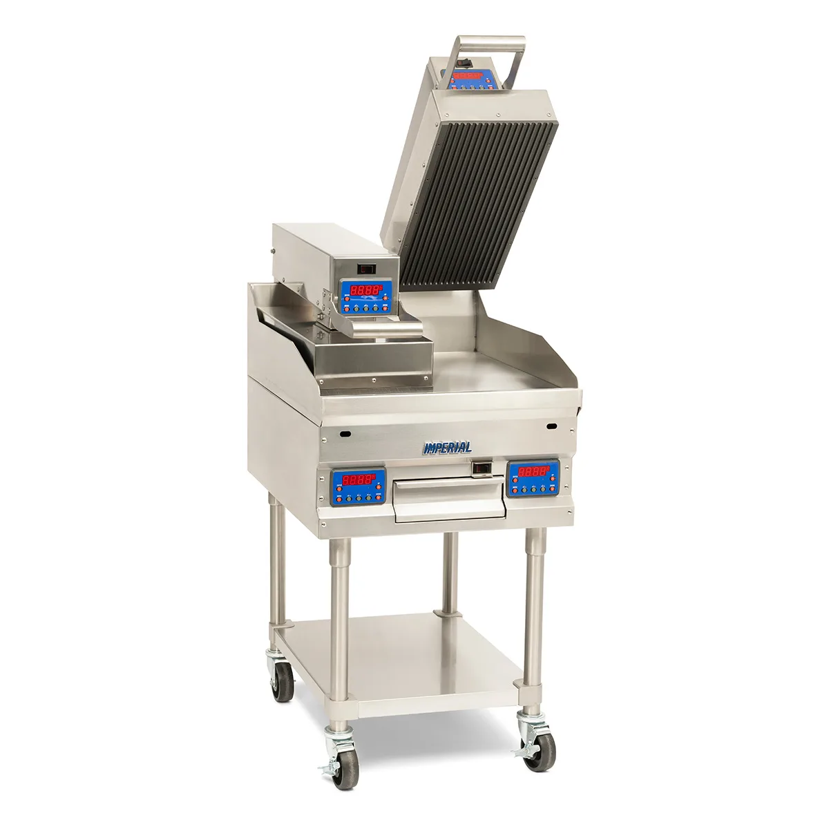 Imperial ICSE-1G Clamshell Griddle Top, Electric, 11.125" W X 23" D