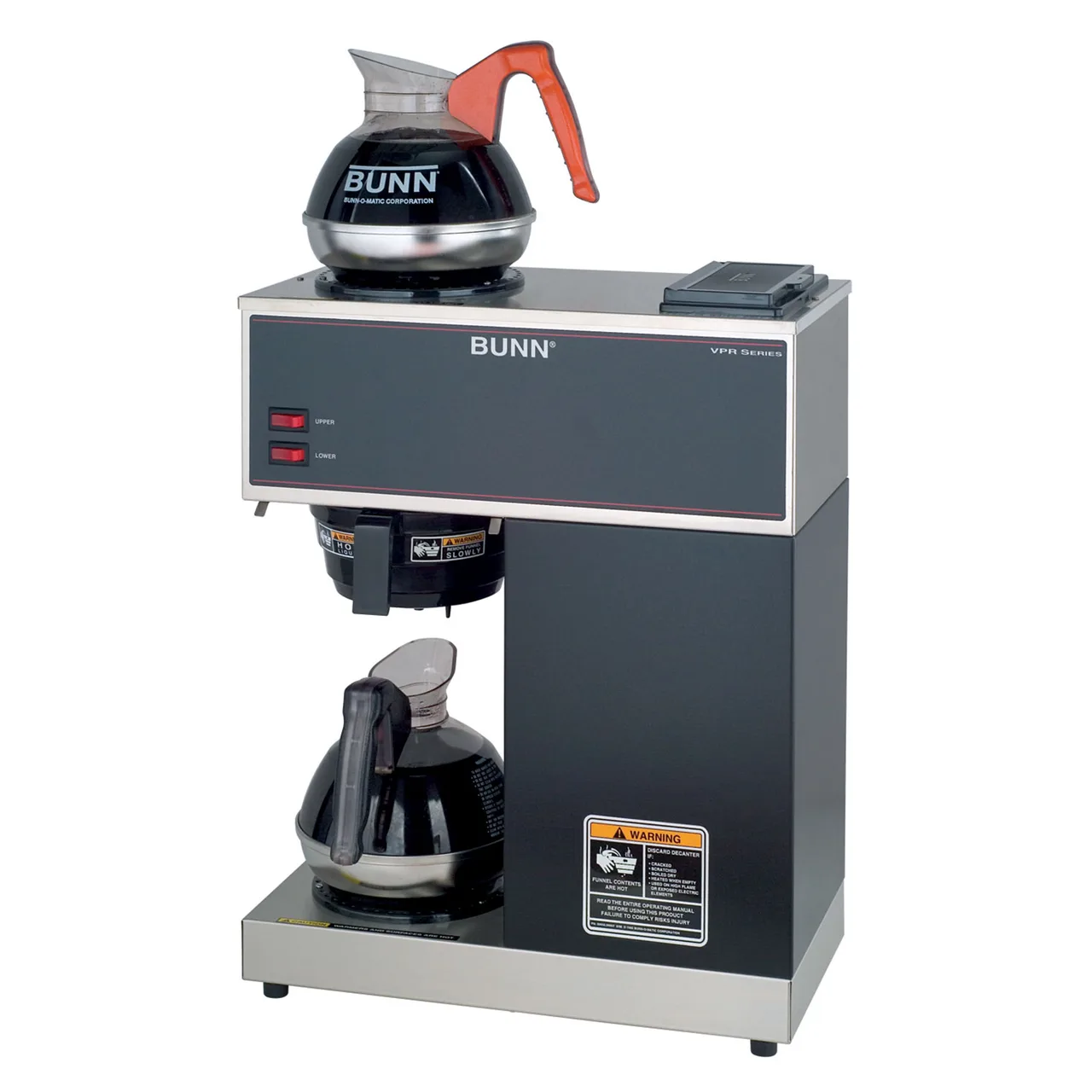 BUNN 33200.0002 Manual Water Fill Coffee Brewer for Decanters Without Hot Water Faucet, Single