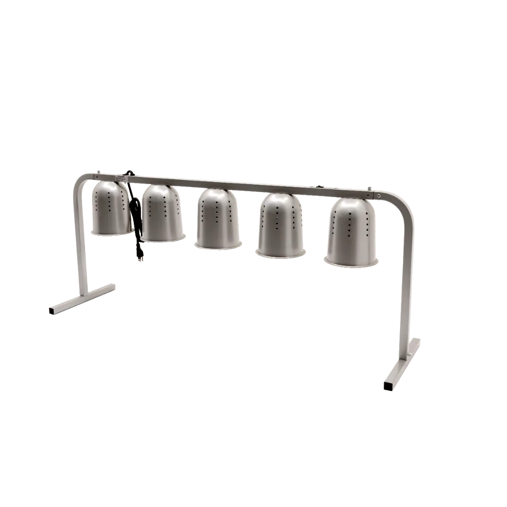 Omcan USA 48396 (Fw-Cn-1250) Heat Lamp, 5-Bulb, Ventilated Aluminum Reflectors