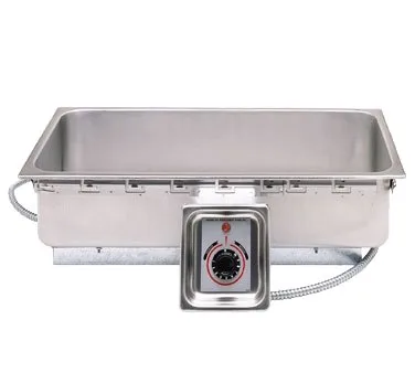 APW Wyott TM-43DULS 4/3 Size Electric Drop-In Hot Food Well w/ Drain, 12" x 27" well