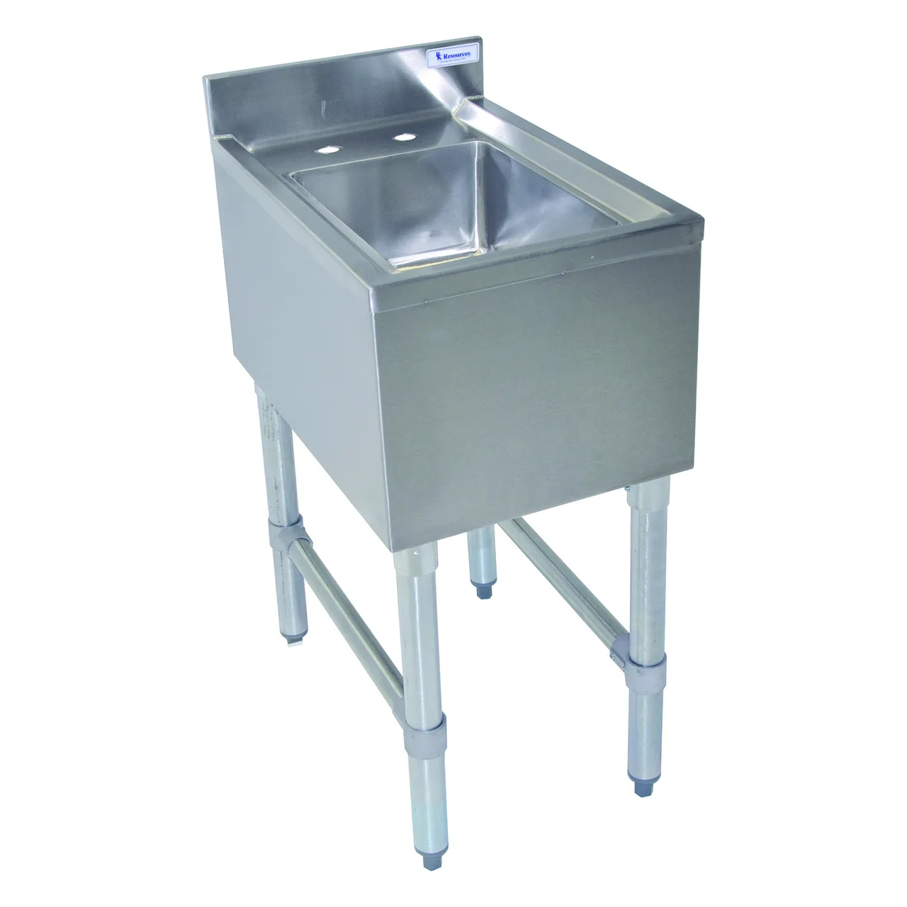 BK Resources UB4-21-1014HSS12 12" Underbar Sink Units, 1 Compartment without Drainboard