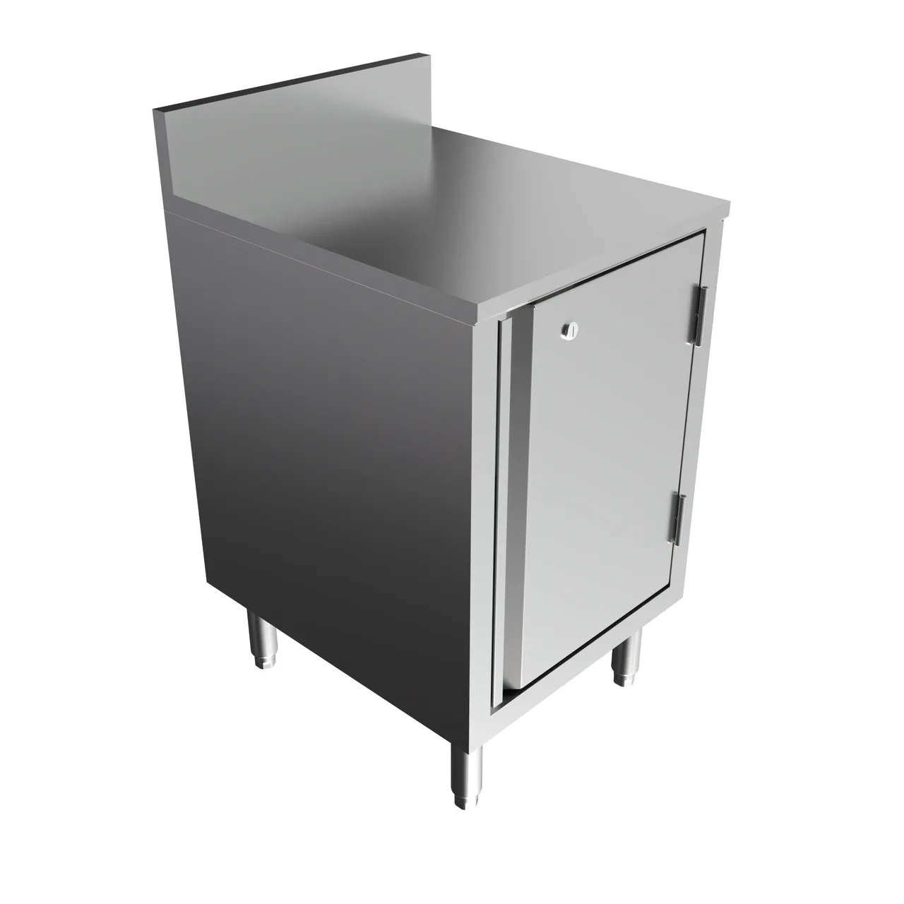 BK Resources UBC-21-F18HL Well Series Underbar Cabinet, 18"X21", with Legs