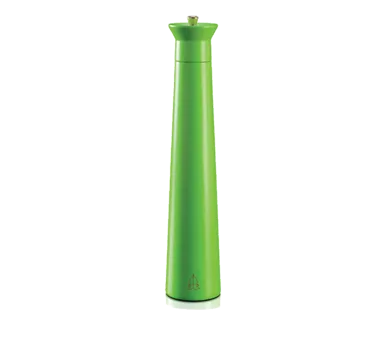 Omcan USA 43693 - TRE SPADE Nabucco Pepper Mill, 11.81" Tall, Steel Conic, Beech Wood, Green