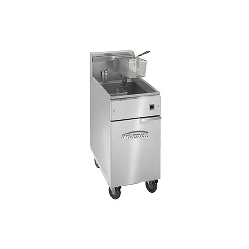 Imperial IFS-40-EU Full Pot Floor Model Electric Fryer w/ 40-lb., Thermostatic Controls, 2 Baskets