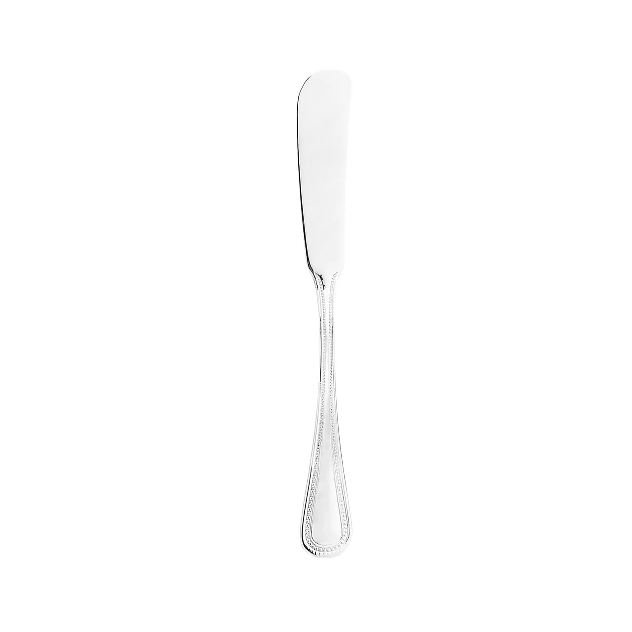 CAC China 8008-12 Golden Pearl Butter Spreader, 6 3/4", 18/8 Stainless Steel, Heavy Weight - 1 Dozen