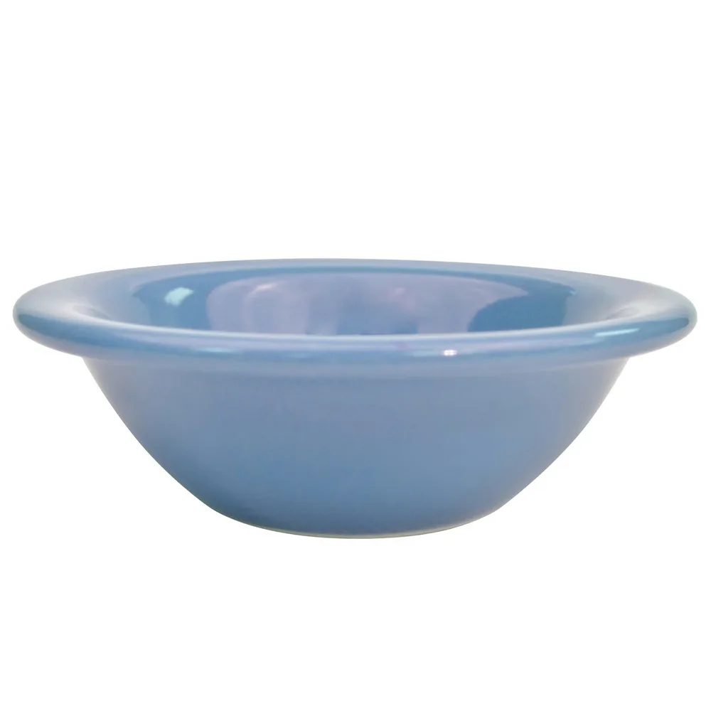 CACChina L-11NR-LBU Blue Fruit Dish, 4-5/8" Dia., 4oz, Ceramic, Dishwasher/Oven/Microwave - Dozen