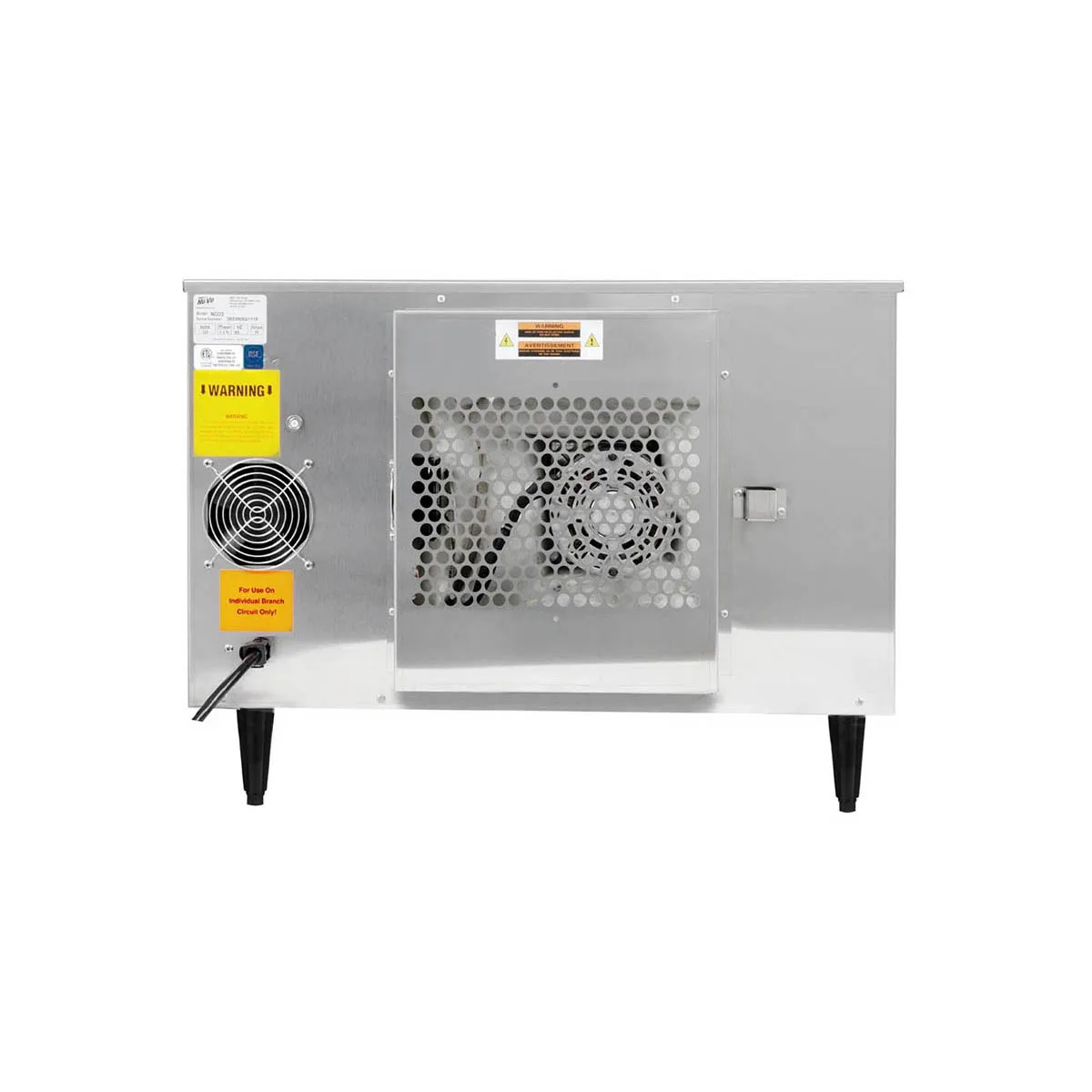 NU-VU NCO3 Single-Deck Half-Size Electric Convection Oven w/ Electromechanical Controls