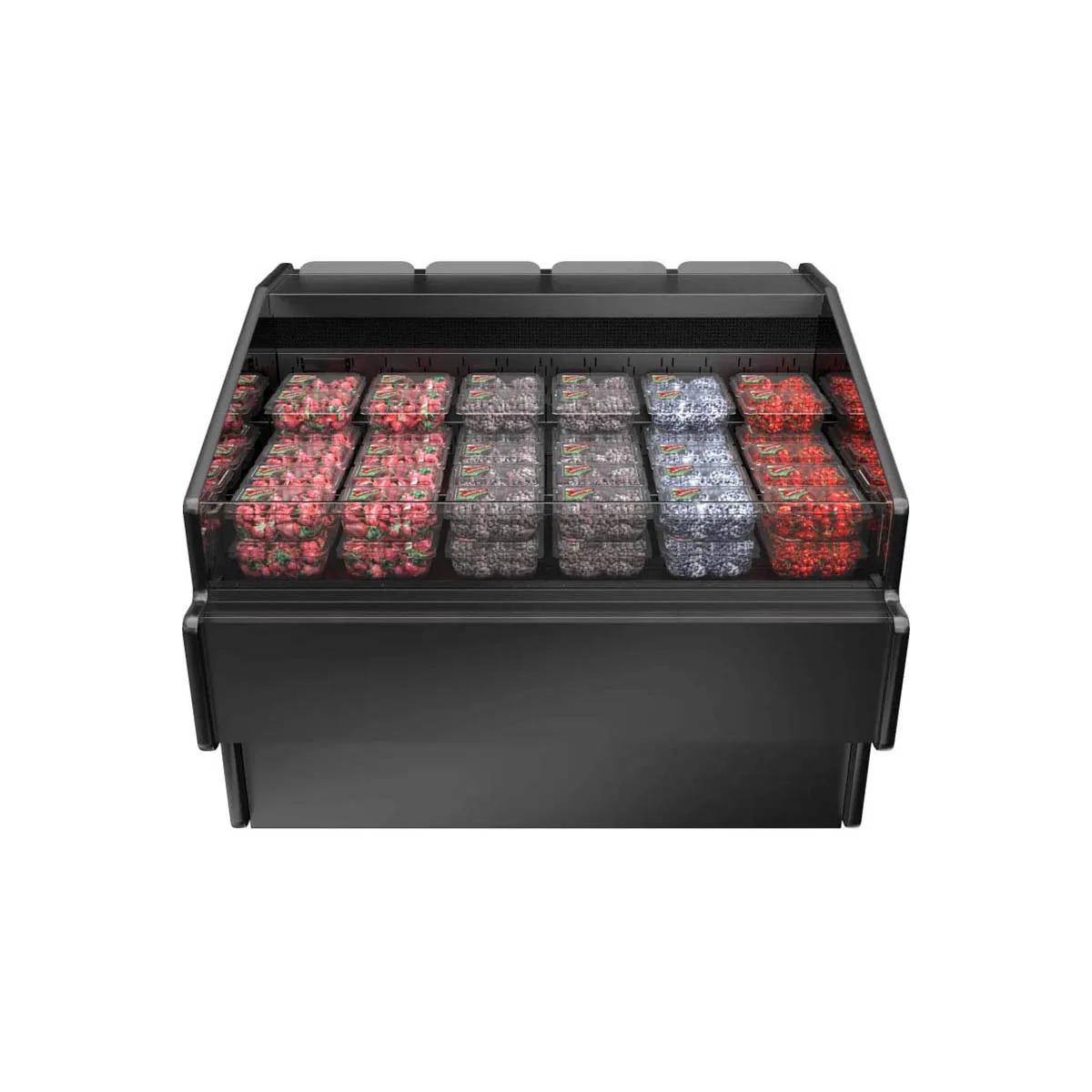 Structural Concepts P43941R 50" Oasis® Refrigerated Self-Service Produce Case, Self-Contained