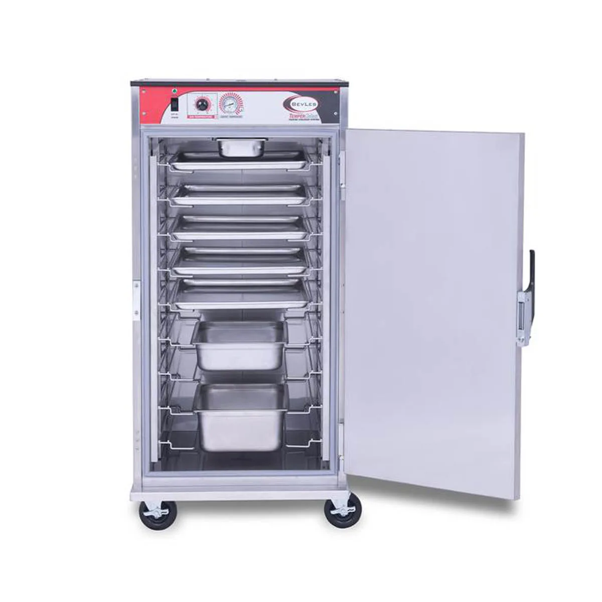 BevLes HTSS60P124 3/4 Height Heated Holding Cabinet, (1) Solid Door, Narrow Width, 230V