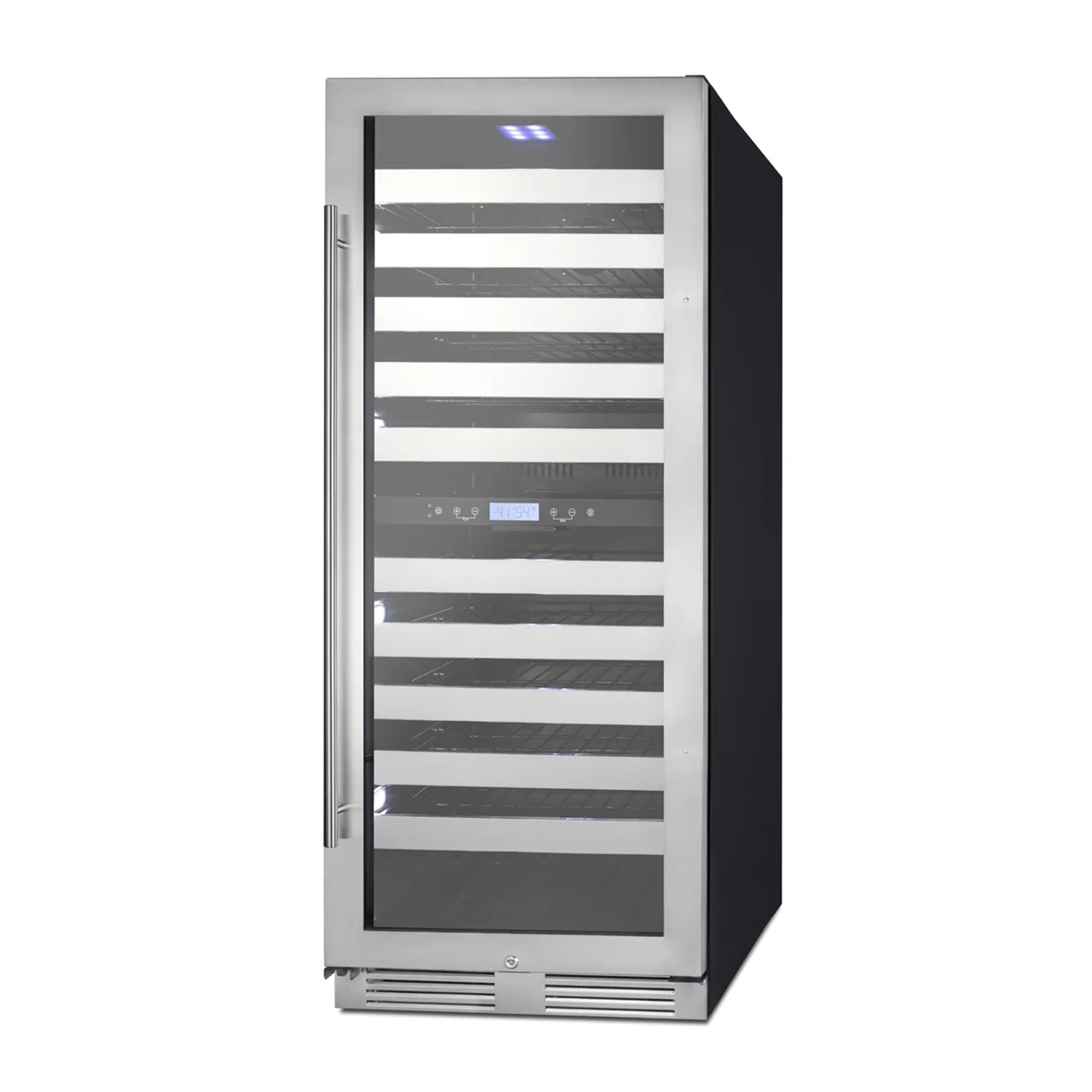 Summit SWCP2116 24" Glass Door Wine Refrigerator, Dual Temperature, 116 Bottles